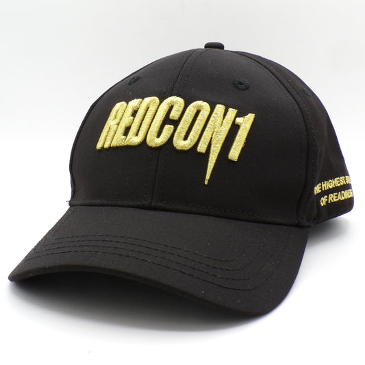 Black Redcon1 Highest State of Readiness 3D Puff Adjustable Snapback Hat New