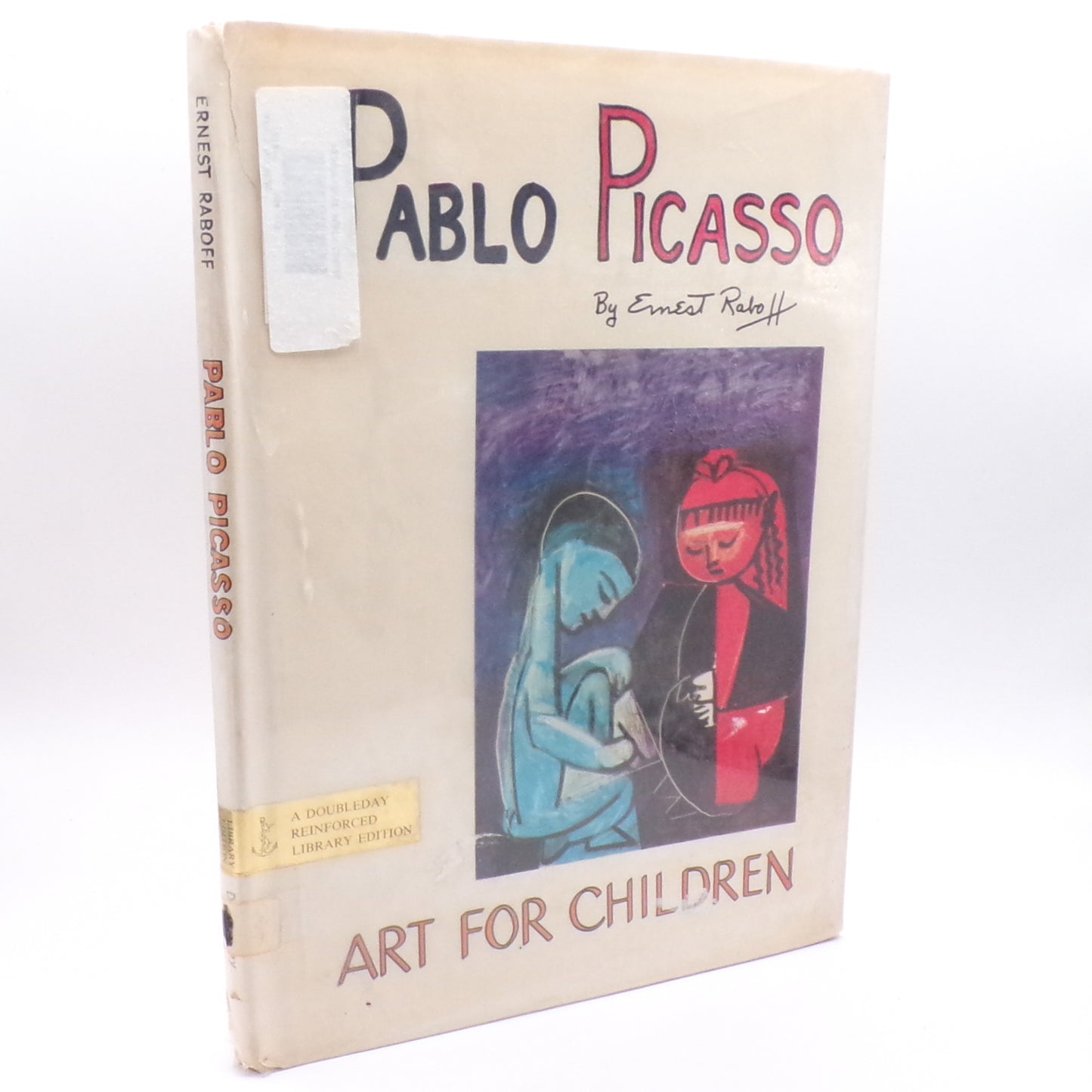 Rare 1968 Reinforced Library Edition Art for Children Pablo Picasso HC w/DJ Mylar Book