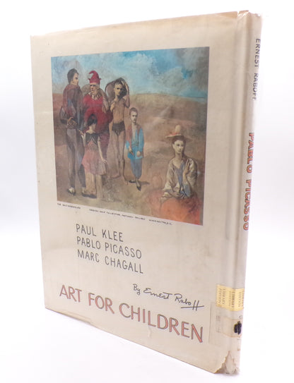 Rare 1968 Reinforced Library Edition Art for Children Pablo Picasso HC w/DJ Mylar Book