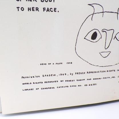 Rare 1968 Reinforced Library Edition Art for Children Pablo Picasso HC w/DJ Mylar Book