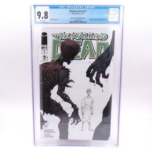 2013 The Walking Dead #1 Emerald City Comicon Edition Kirkman CGC 9.8 Comic Book