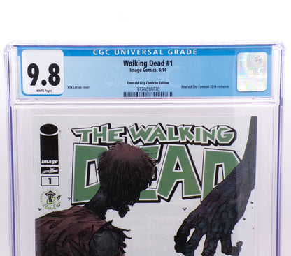 2013 The Walking Dead #1 Emerald City Comicon Edition Kirkman CGC 9.8 Comic Book