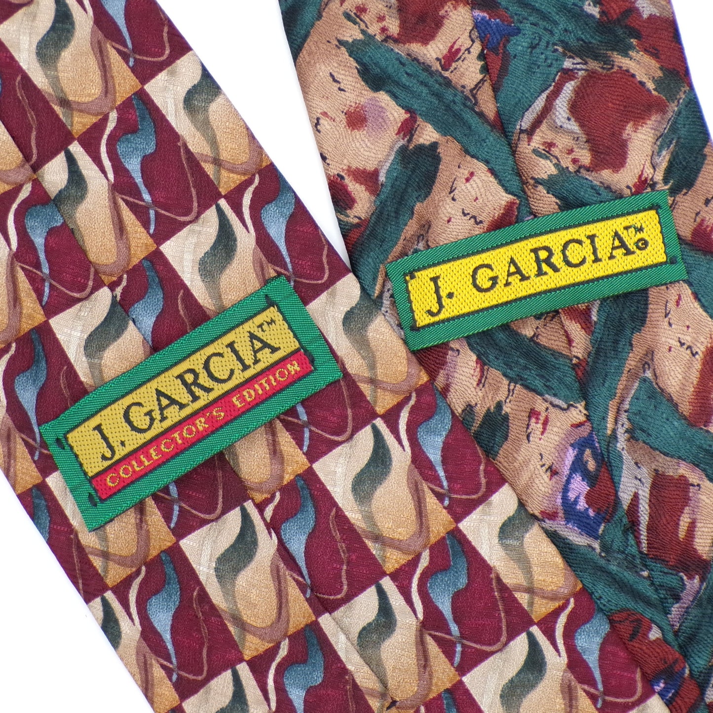 Set of Two Jerry Garcia (including Collector's Edition) Silk Neckties Bundle