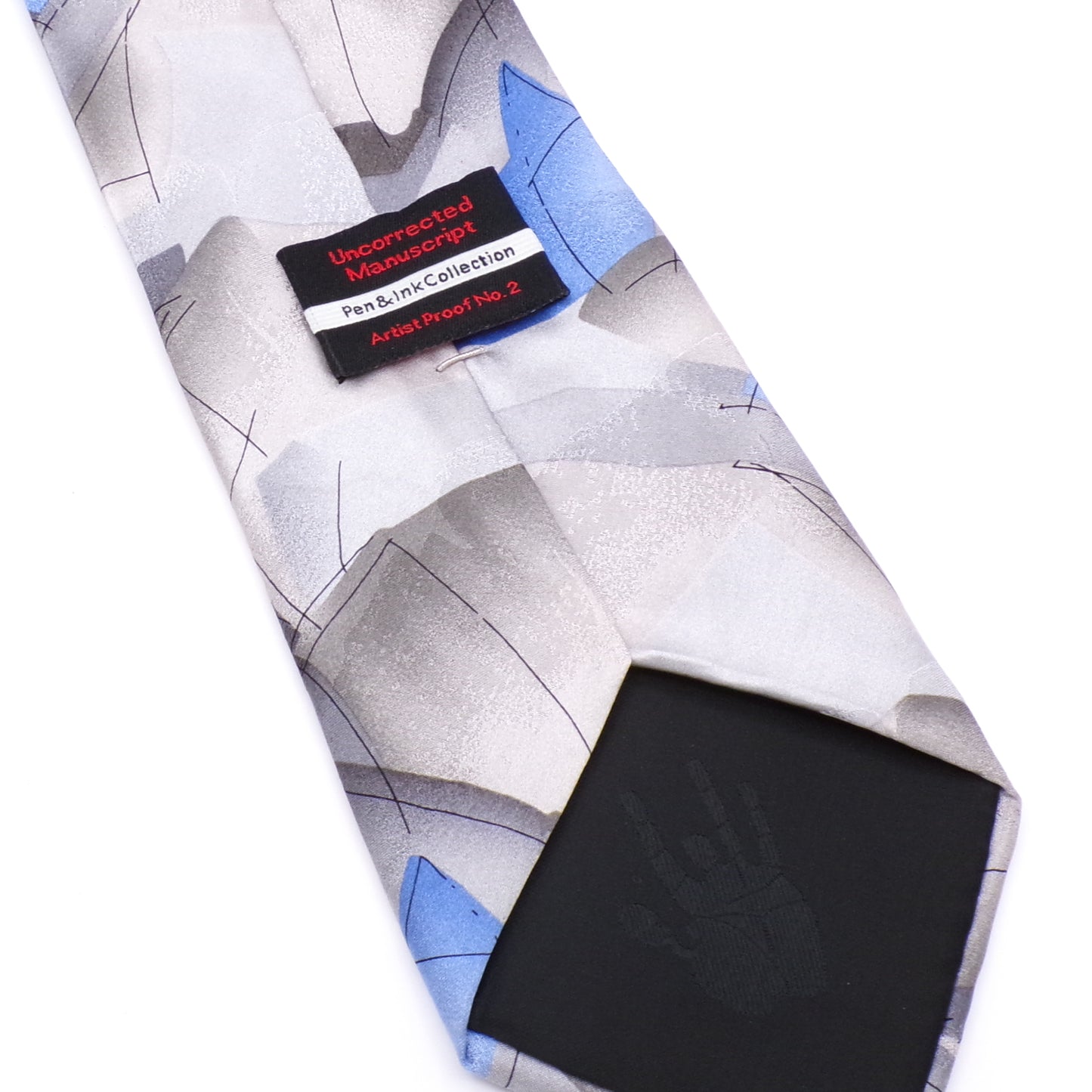 Jerry Garcia Pen & Ink Collection Artist Proof No. 2 Uncorrected Manuscript Silk Necktie