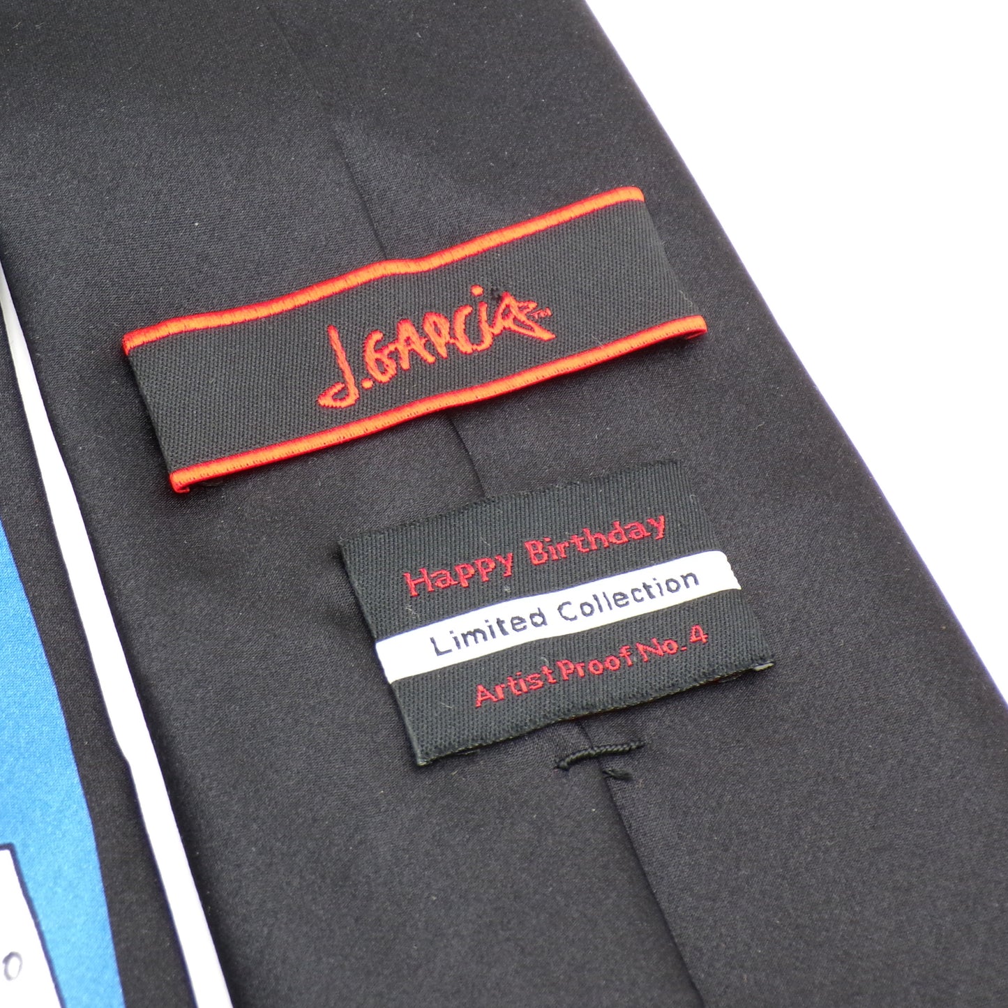 Numbered Jerry Garcia Happy Birthday Artist Proof No. 4 #31/300 Silk Necktie