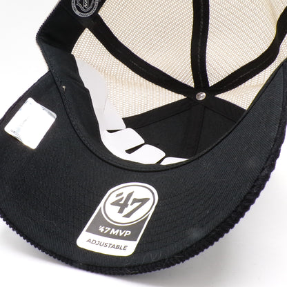 Black Corduroy Minnesota Wild '47 MVP Adjustable Mesh Trucker Hat - NWT