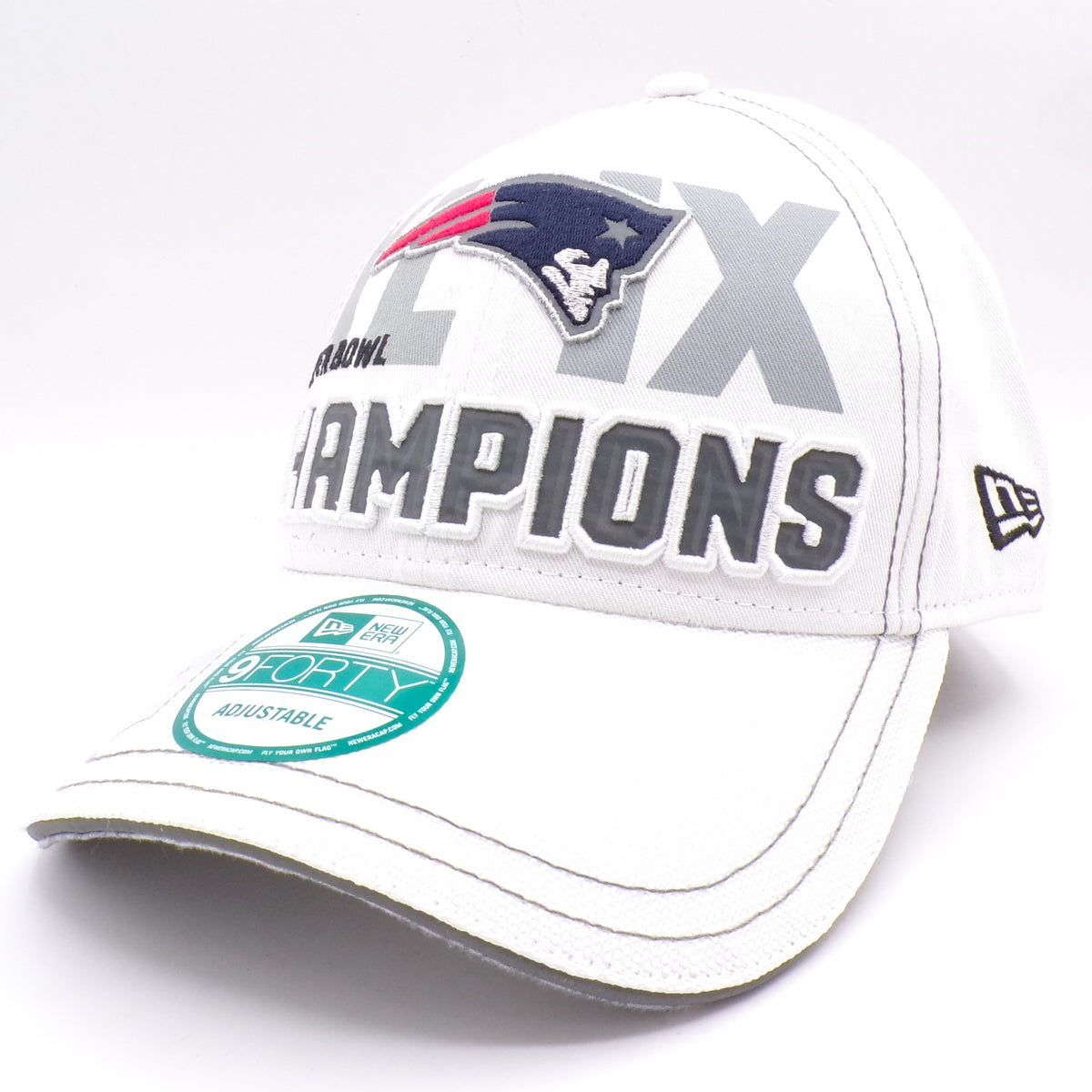 Super Bowl XLIX Champions New England Patriots New Era Trophy Collection Adjustable Hat - NEW