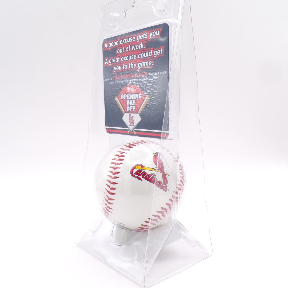 2006 Opening Day Off St. Louis Cardinals Promotional Logo Baseball