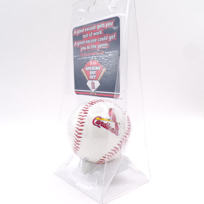 2006 Opening Day Off St. Louis Cardinals Promotional Logo Baseball