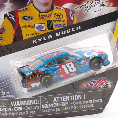 2012 NASCAR Kyle Busch #18 M&M’s Red, White, Blue 1/64 Spin Master Diecast NIB