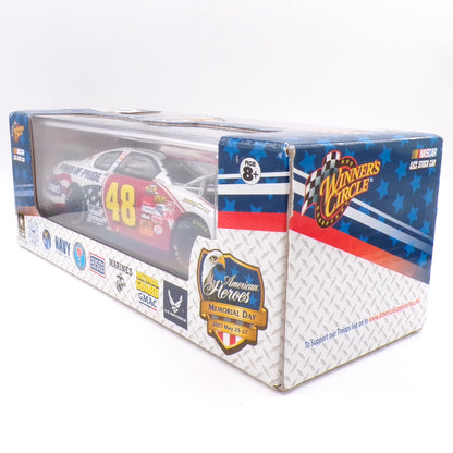 2007 Jimmie Johnson #48 Lowes 1/24 American Heroes Memorial Day Die Cast NIB