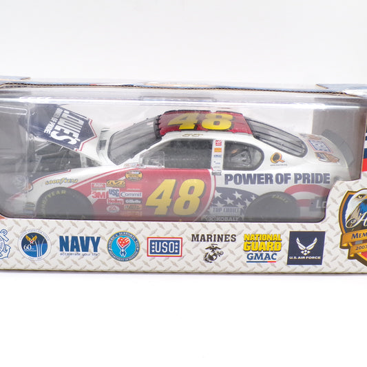 2007 Jimmie Johnson #48 Lowes 1/24 American Heroes Memorial Day Die Cast NIB