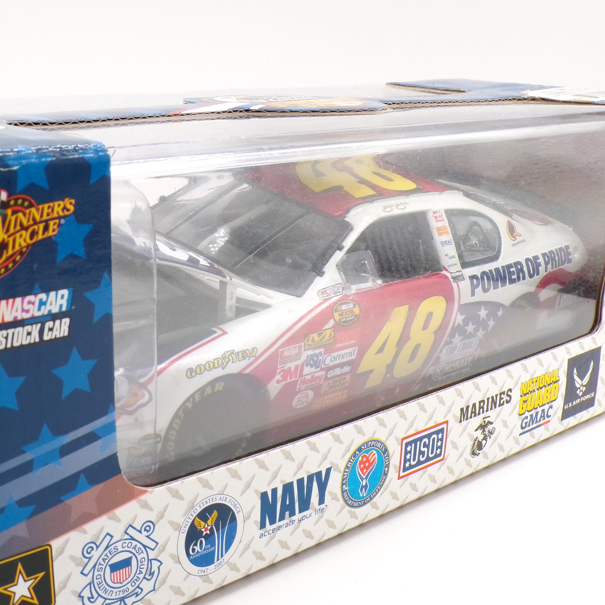 2007 Jimmie Johnson #48 Lowes 1/24 American Heroes Memorial Day Die Cast NIB
