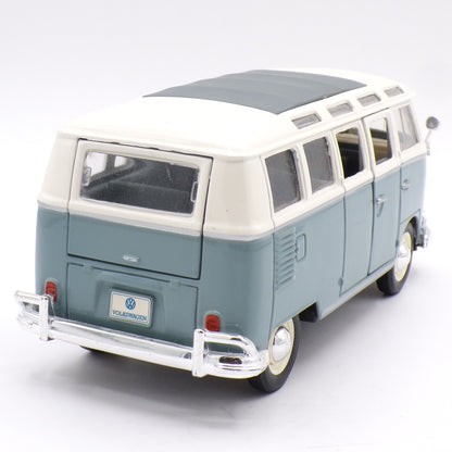 Maisto Volkswagen Van "Samba" 1/25 Scale Diecast Gray/White