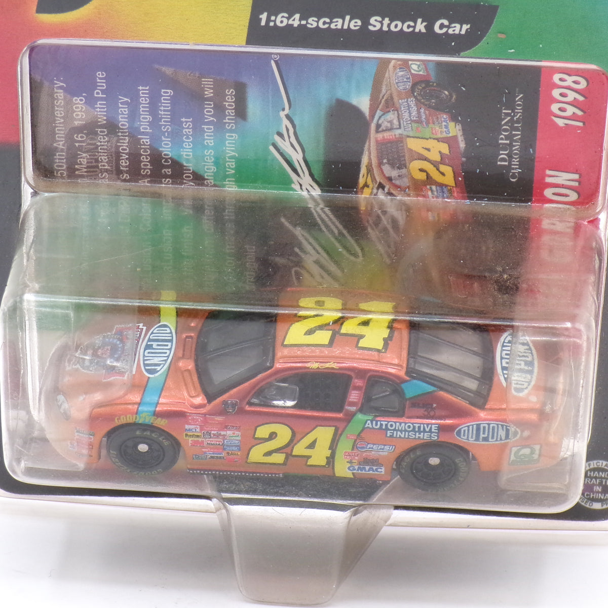 1998 Limited Edition Jeff Gordon DuPont Chromalusion 1/64 Action Diecast Monte Carlo