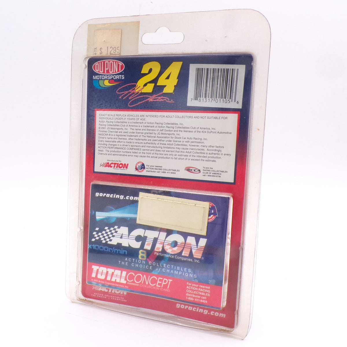 New 2001 Action Jeff Gordon #24 Monte Carlo 1/25,200 Made 1/64 Diecast
