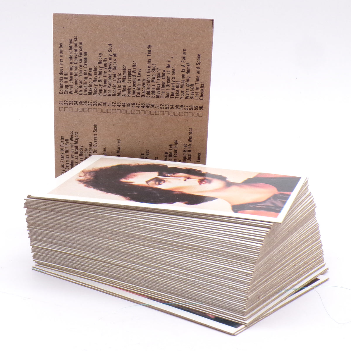 1975 Rocky Horror Picture Show Complete Trading Card Set of 60 - Mint