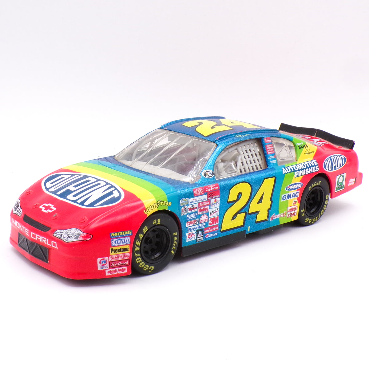 2000 Jeff Gordon Die Cast 1/24 DuPont #24 Monte Carlo Stock Car Hasbro