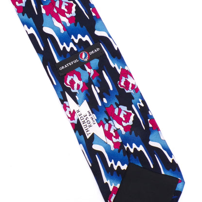 Rare 100% Silk Grateful Dead Thunder Rose First Set Neck Tie