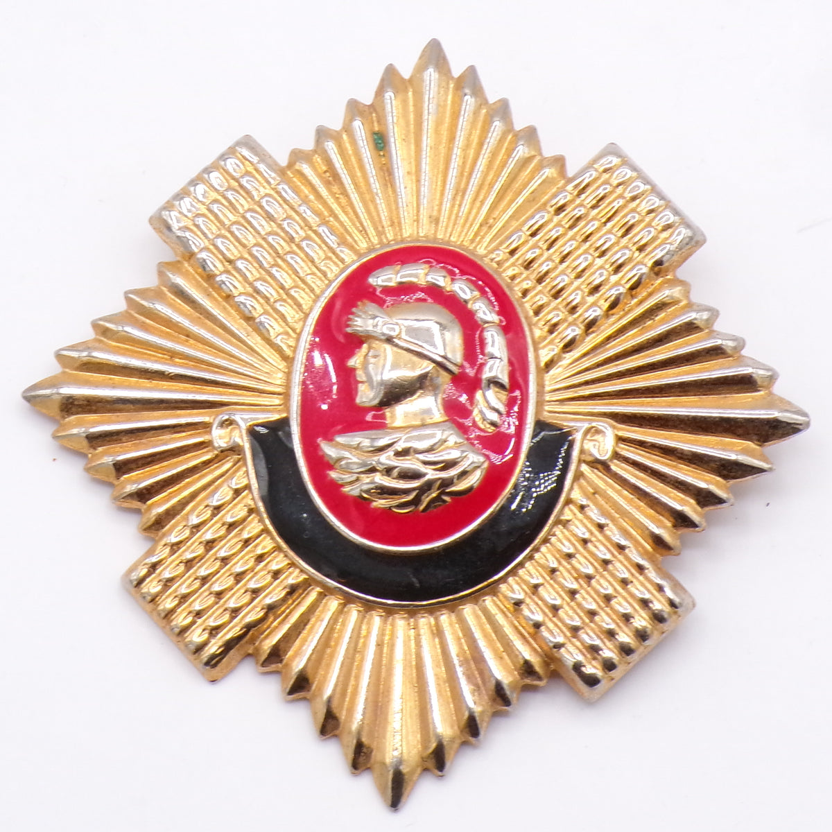 Vintage Gold Enamel The Royal Scots Badge Pin
