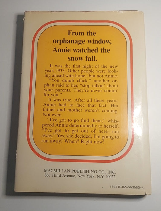 Annie By Thomas Meehan 1st Printing First Edition 1980 Hardcover DJ