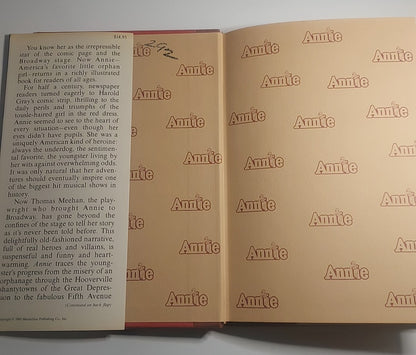 Annie By Thomas Meehan 1st Printing First Edition 1980 Hardcover DJ