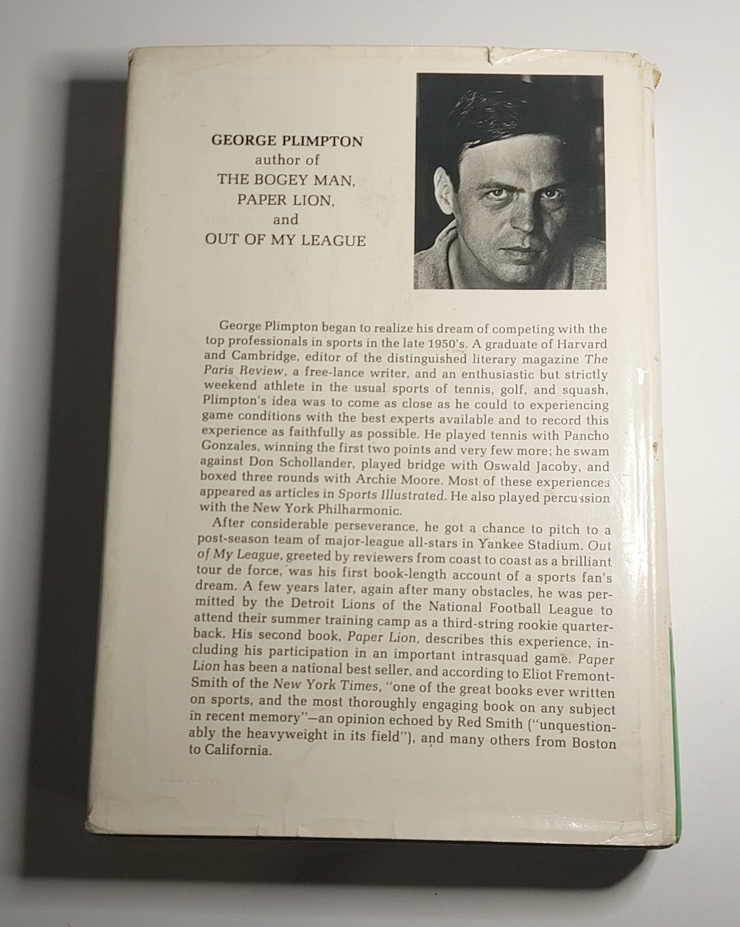 1967 The Bogey Man - The World of Big-Time Golf-George Plimpton - HC w/Dust Jacket