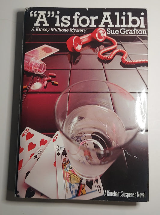A Is for Alibi' by Sue Grafton - 1982, Hardcover, 1st Edition/Print, DJ