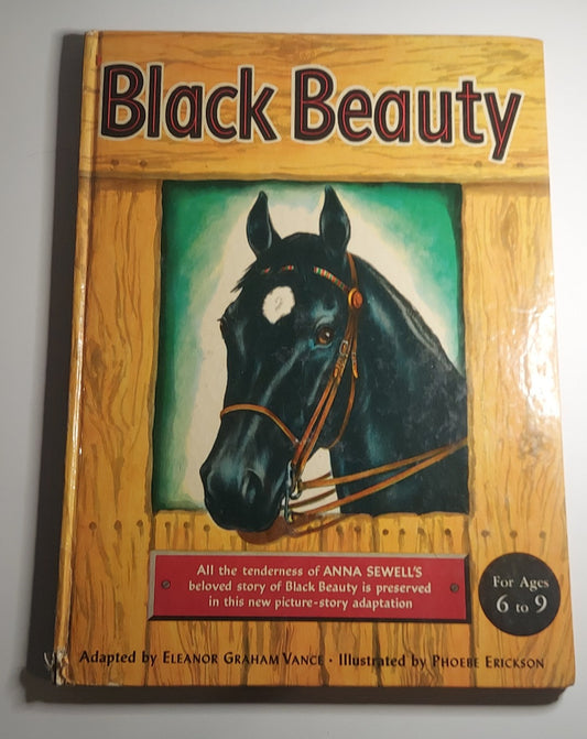 Vintage 1949 Black Beauty Anna Sewell Illustrated Hardcover Random House