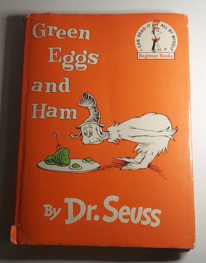 1960 Dr. Seuss Green Eggs And Ham 1st Edition B-16 with Dust Jacket 195/195