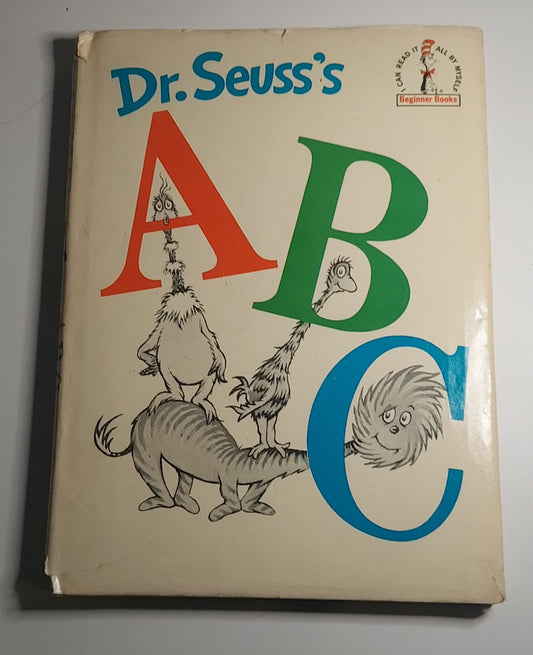 Dr. Seuss's ABC Beginner Book, 1963 1st Editon, 1st Printing Hardcover Dust Jacket - 195/195
