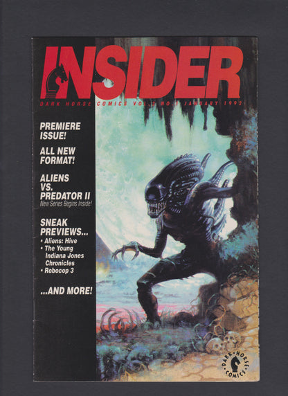 1992 Dark Horse Insider #1 Vol. 2 Dark Horse Comics