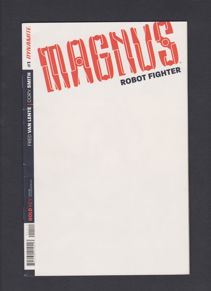 2014 Magnus Robot Fighter #1A Dynamite w/Blank Gold Key Variant Cover