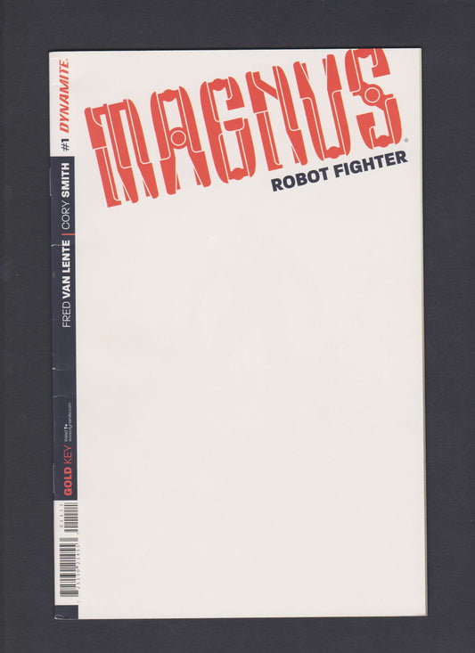 2014 Magnus Robot Fighter #1A Dynamite w/Blank Gold Key Variant Cover