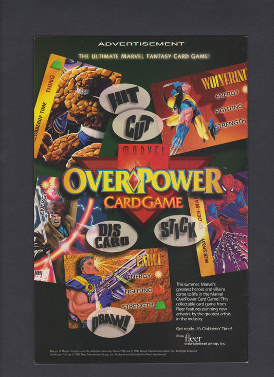 1995 Fantastic Four Unplugged #1 Direct Edition High Grade Marvel Comic Book