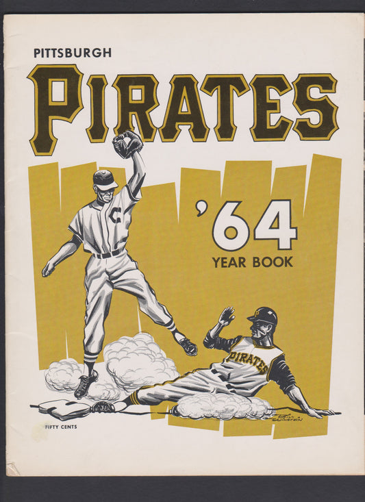 1964 Pittsburgh Pirates Roberto Clemente Official Team Yearbook Mint Condition