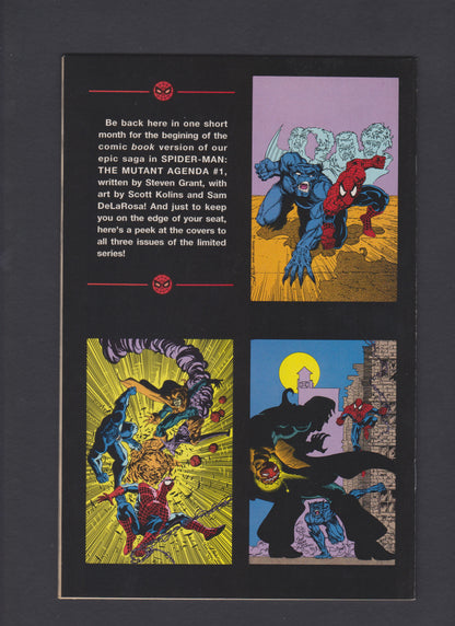 1992 Spiderman: Mutant Agenda #0 Collector's Edition Marvel Mint