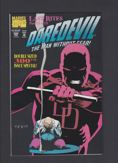 1992 Daredevil #300 Double-Sized 300th Issue Marvel Comics Mint
