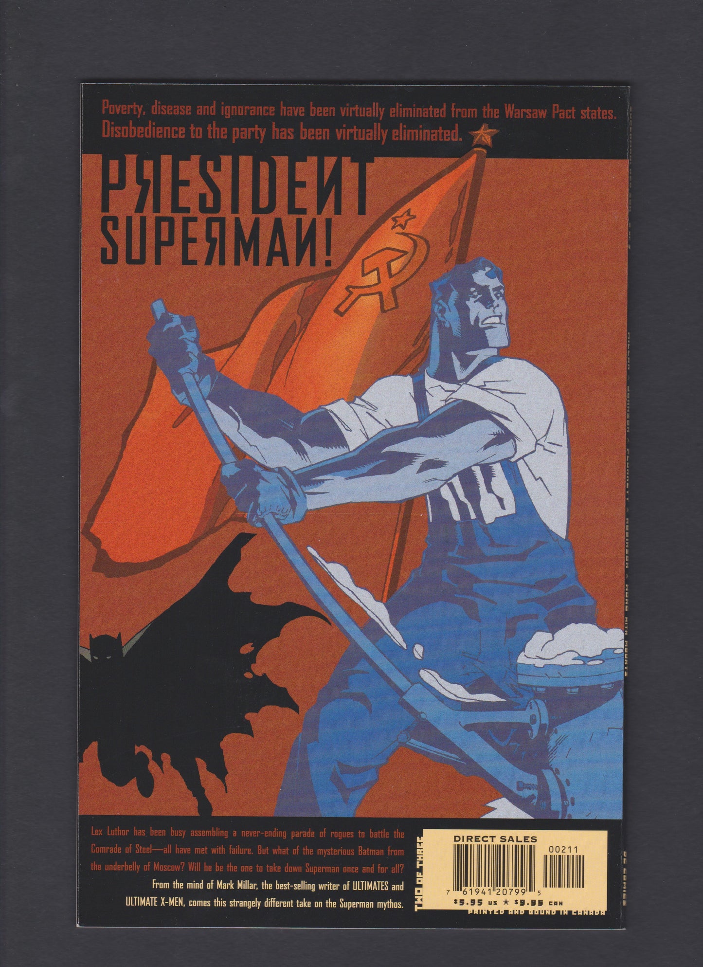2003 Superman Red Son #1-3 Complete Set DC Comics Mint Condition