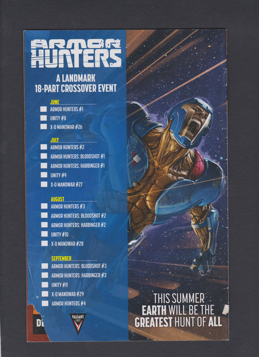 Rare 2014 Variant Edition 1:500 X-O Manowar #23 Valiant Comic Book NM